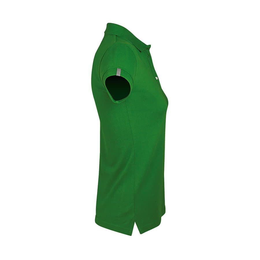 Поло женское PORTLAND WOMEN 200 зеленый серый L - фото 6