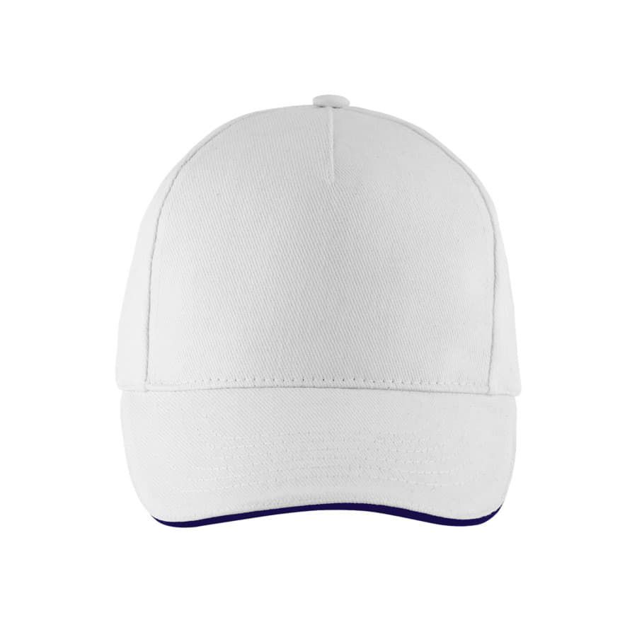 Бейсболка LONG BEACH 5 клиньев металлическая застежка светло-серый - фото 15