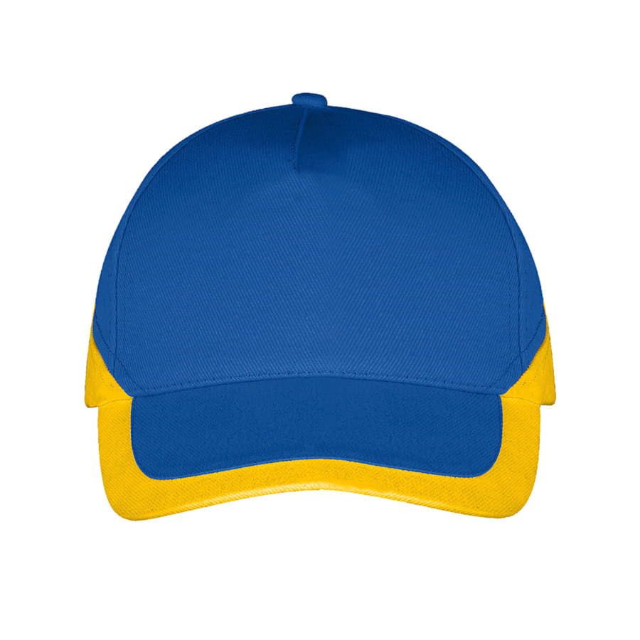 Бейсболка BOOSTER 5 клиньев металлическая застежка синий белый - фото 7