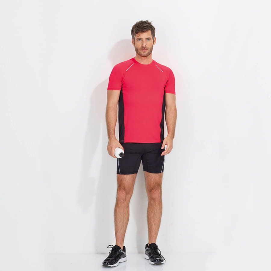 Футболка мужская для бега SYDNEY MEN 180 неоновый желтый XXL - фото 4