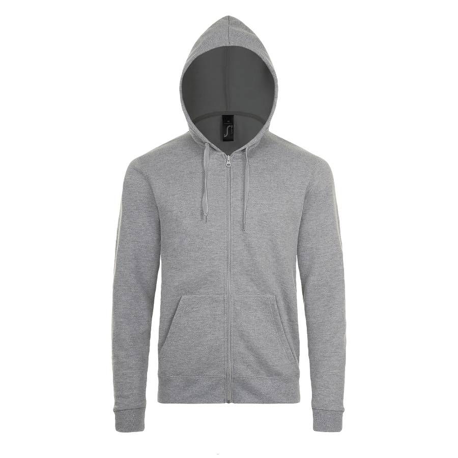 Толстовка худи унисекс на молнии STONE 260 белый 2XL - фото 7
