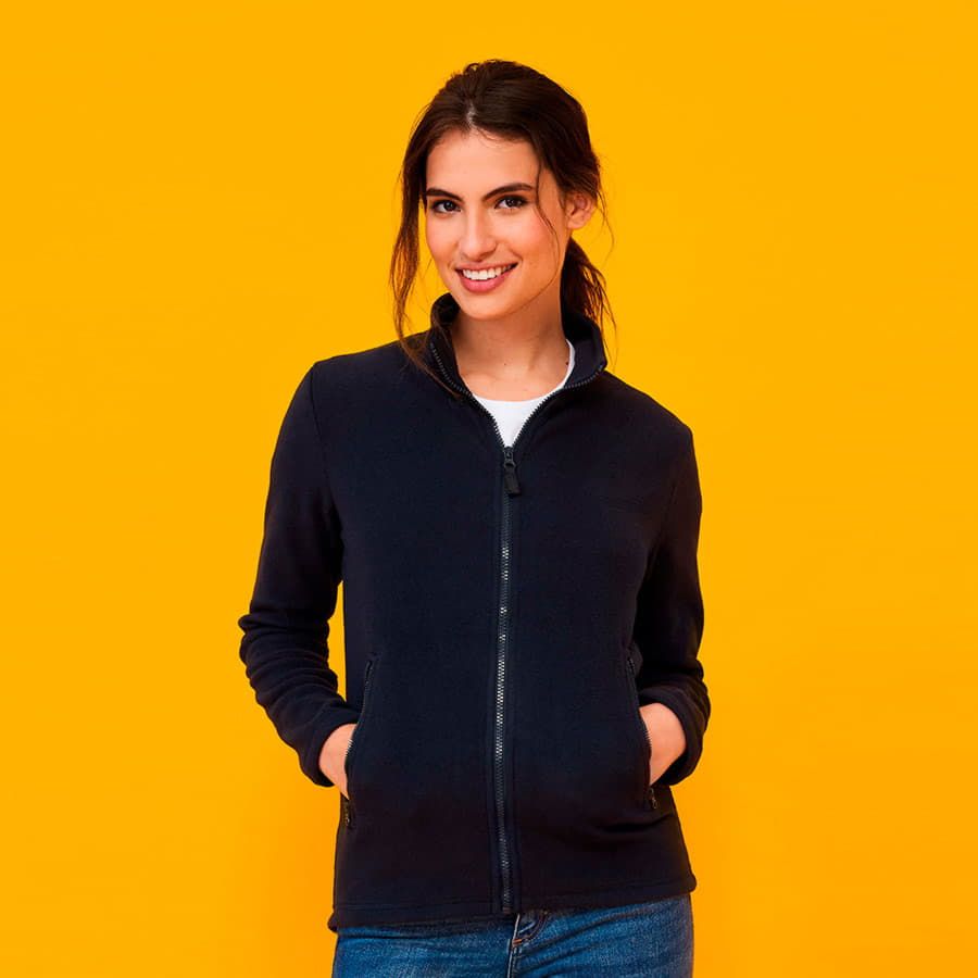 Толстовка женская флисовая NORMAN WOMEN 220 черный XL - фото 2