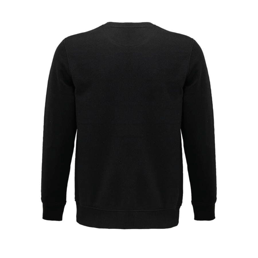 Толстовка свитшот унисекс COMET 280 из органического хлопка, черный, XL - фото 5