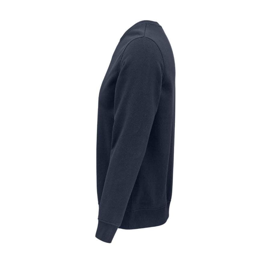 Толстовка свитшот унисекс COMET 280 из органического хлопка, черный, 2XL - фото 9