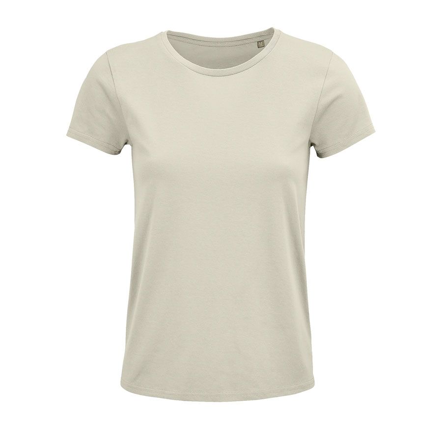 Футболка женская CRUSADER WOMEN 150 из органического хлопка бежевый 2XL - фото 1