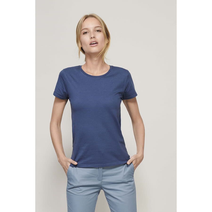 Футболка женская CRUSADER WOMEN 150 из органического хлопка бежевый XXL - фото 5