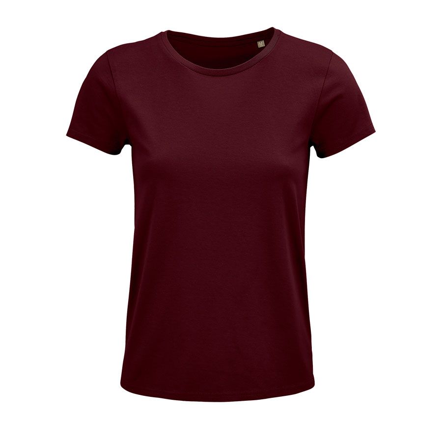Футболка женская CRUSADER WOMEN 150 из органического хлопка бордовый 2XL - фото 1