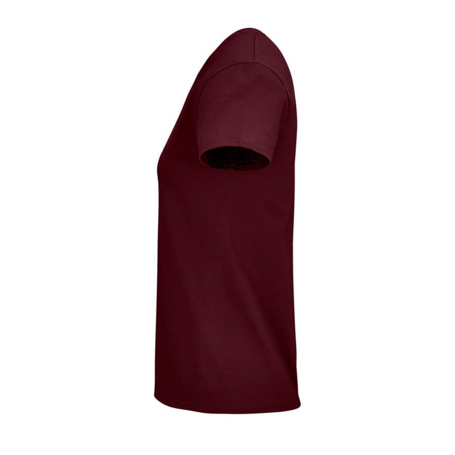 Футболка женская CRUSADER WOMEN 150 из органического хлопка бордовый S - фото 2