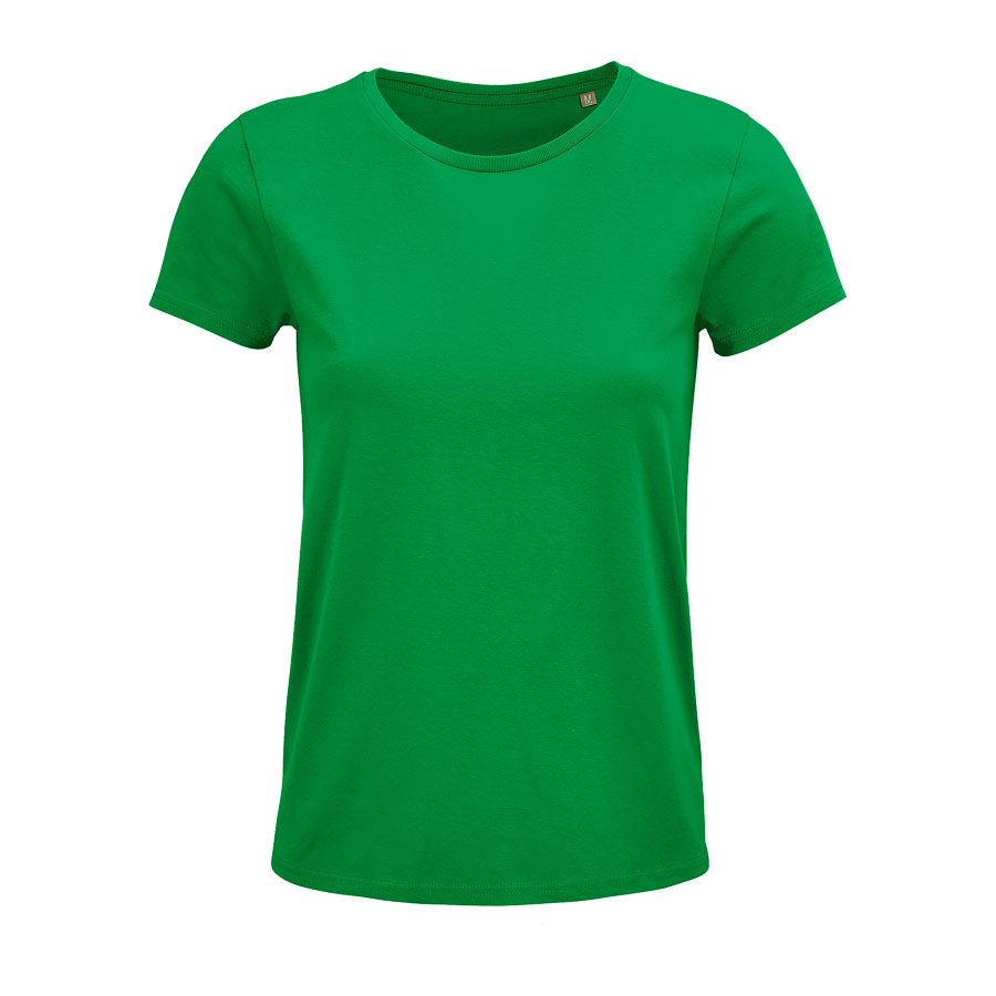 Футболка женская CRUSADER WOMEN 150 из органического хлопка бордовый 3XL - фото 6