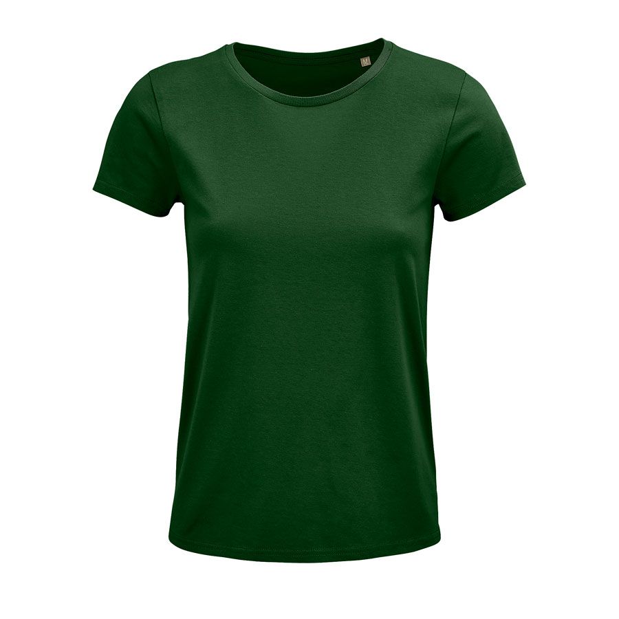 Футболка женская CRUSADER WOMEN 150 из органического хлопка темно-зелёный XXL - фото 1