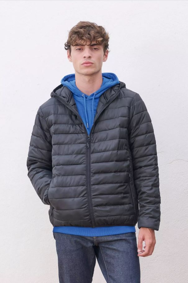 Куртка мужская STREAM HOODED 280 Т темно-синий XL - фото 11