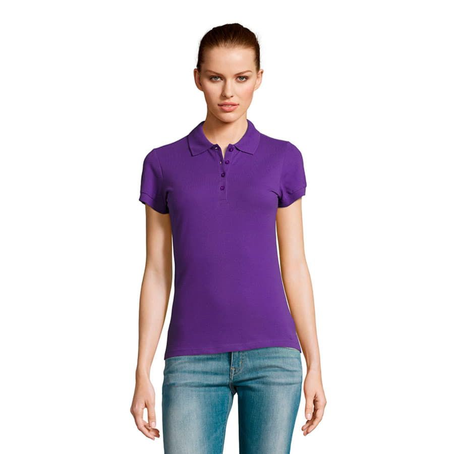 Поло женское PASSION 170 серый меланж 2XL - фото 8