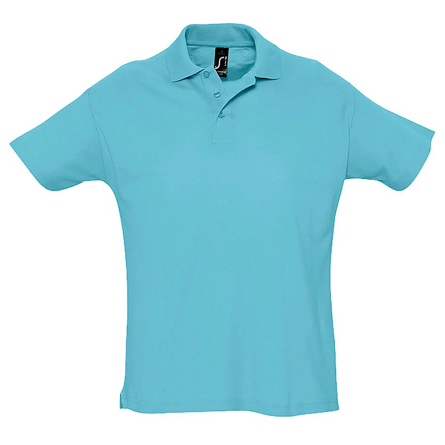 Рубашка поло мужская SUMMER II 170 бирюзовый 2XL