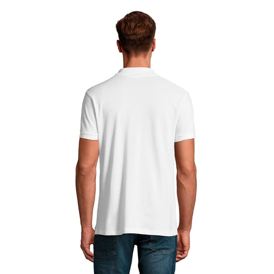 Поло мужское PERFECT MEN 180 белый S - фото 3