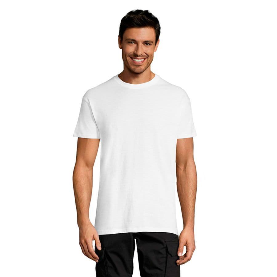 Футболка унисекс REGENT 150, белый, L - фото 2