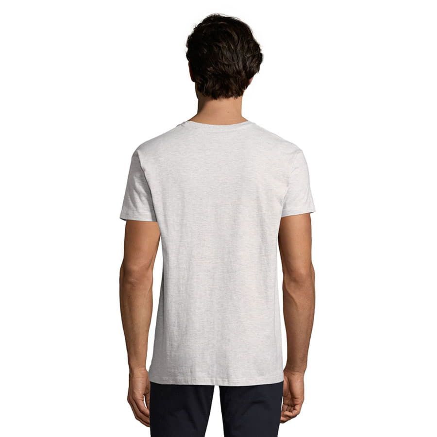 Футболка мужская IMPERIAL 190 светло-серый меланж 5XL - фото 5