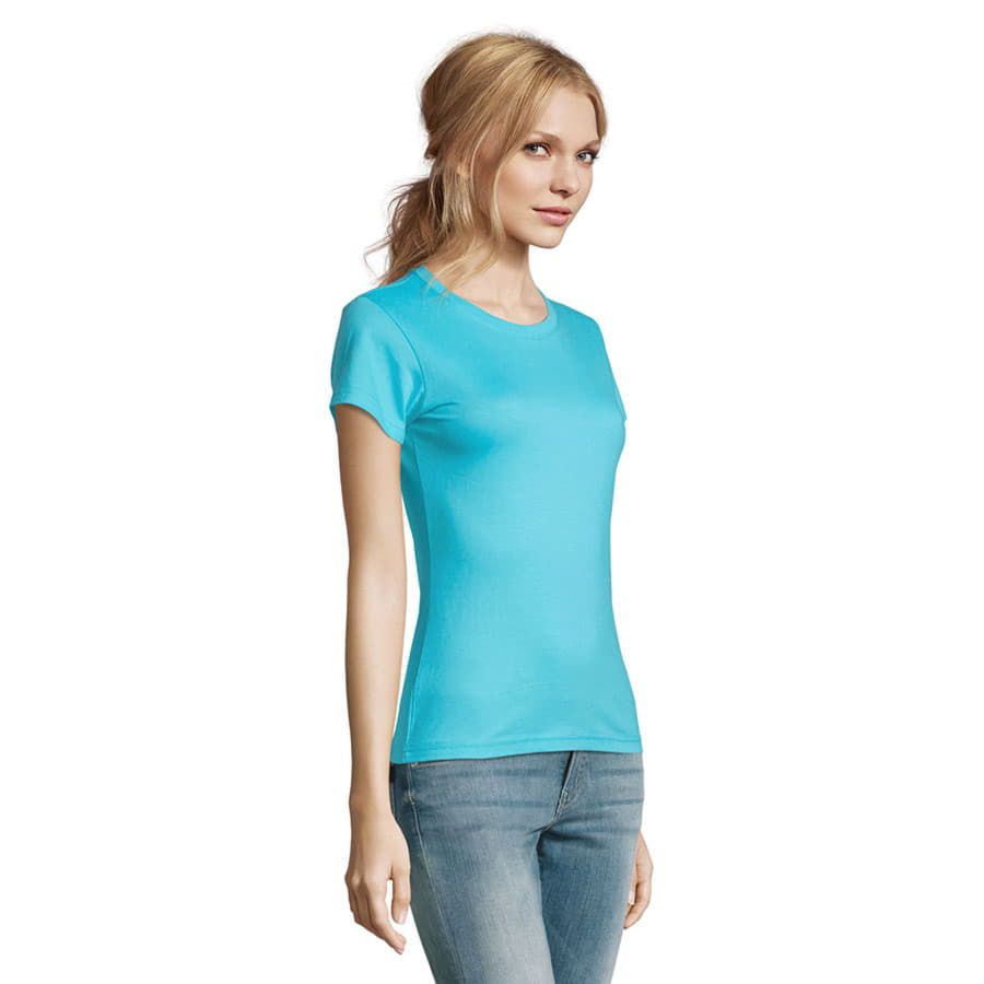 Футболка женская IMPERIAL WOMEN 190 бирюзовый XL - фото 4