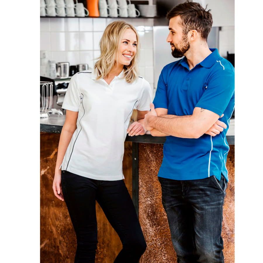 Поло женское NEW ALPENA 200 синий 2XL - фото 3