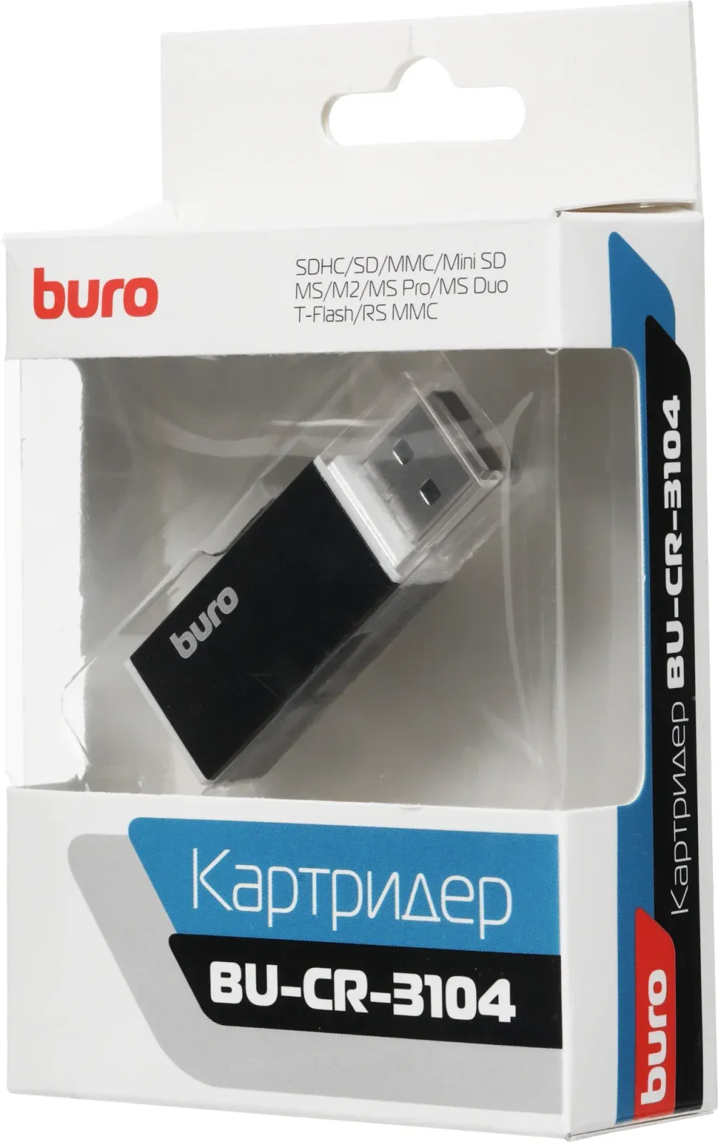 Аксессуары BURO BU-CR-3104 черный - фото 2
