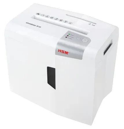 Шредер HSM ShredStar S10-6 секр.Р-2 ленты 12лист. 18лтр. скрепки скобы пл.карты CD - фото 6