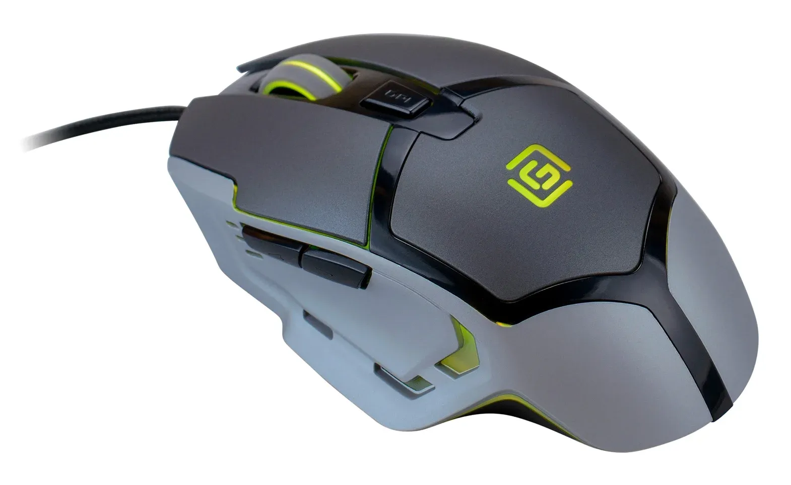 Мышь Оклик 915G HELLWISH V2 черный/серый оптическая 4800dpi USB 6but 1003993 - фото 5