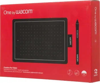 Графический планшет Wacom One by Small USB черный/красный - фото 7
