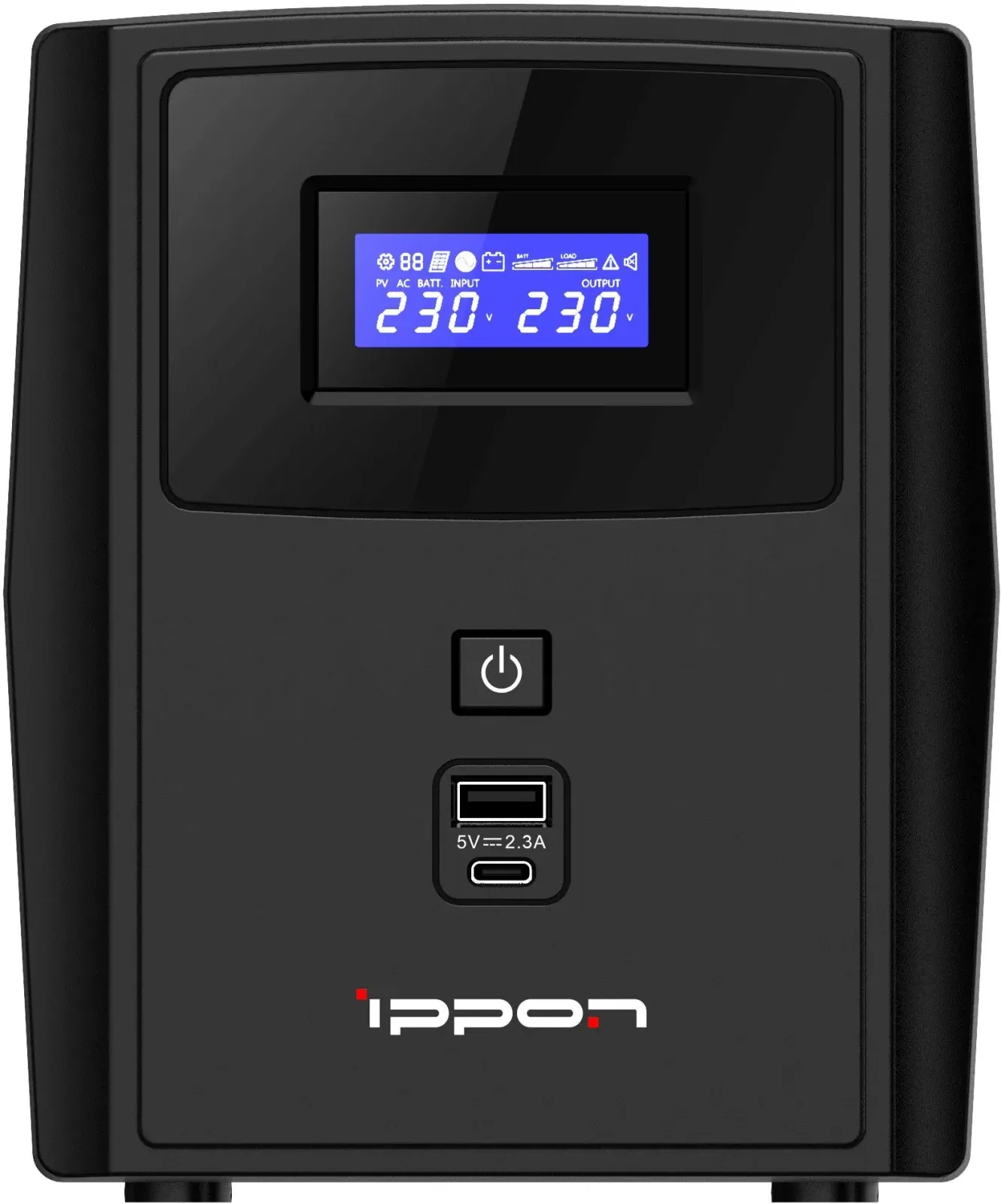 Источник бесперебойного питания Ippon Smart Power Pro II 1200 720Вт 1200ВА черный - фото 2