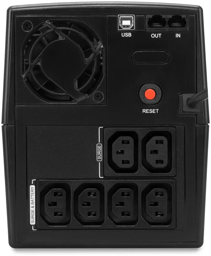 Источник бесперебойного питания Ippon Smart Power Pro II 2200 1200Вт 2200ВА черный - фото 4