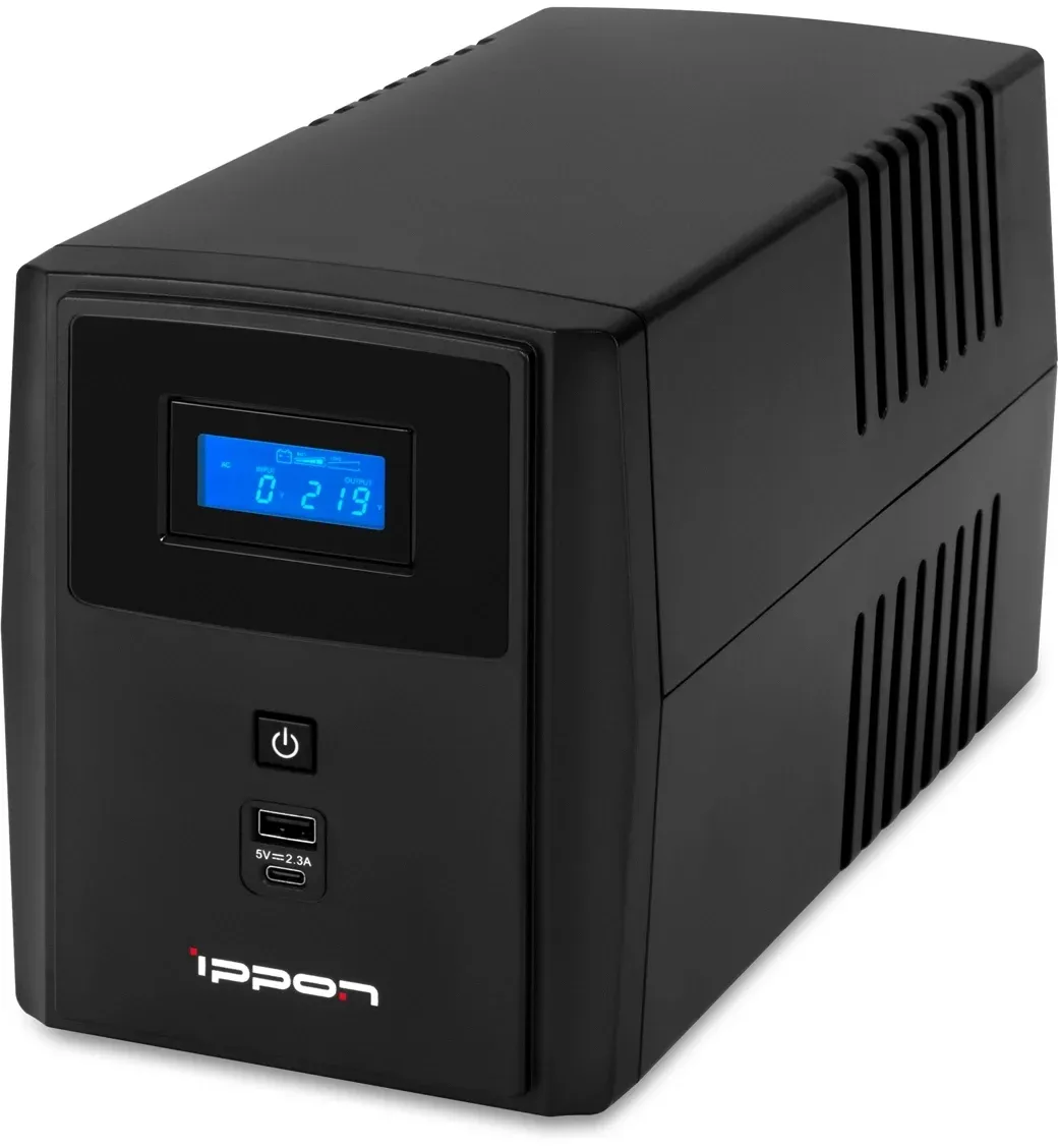 Источник бесперебойного питания Ippon Smart Power Pro II 2200 1200Вт 2200ВА черный - фото 5