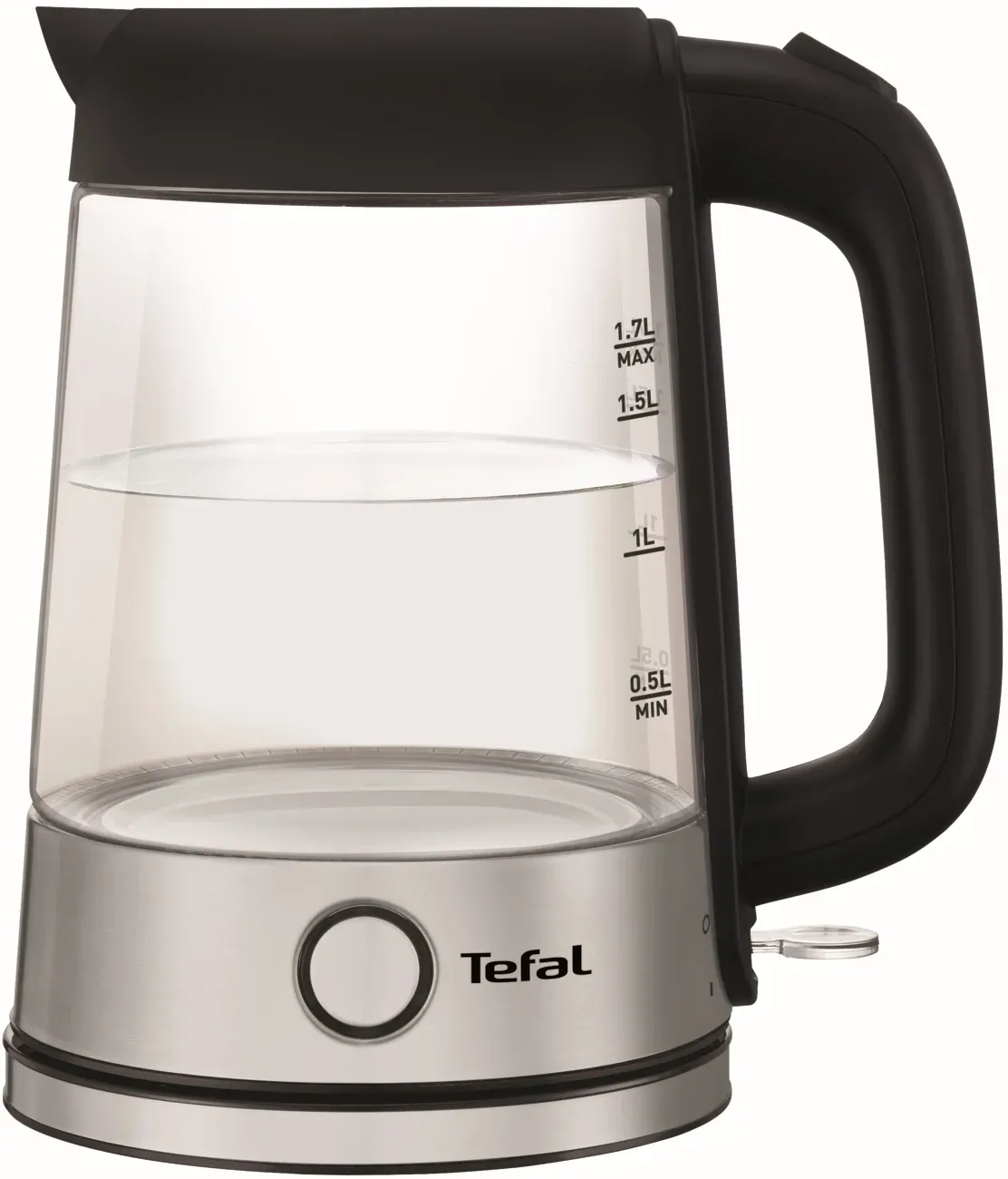 Чайники TEFAL Glass Kettle KI750D30 серебристый