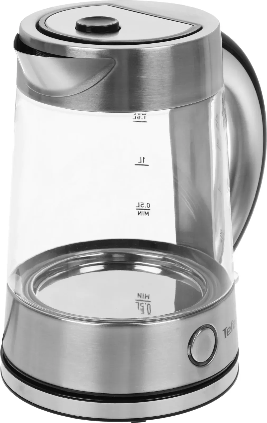 Чайник электрический Tefal KI760D30 1.7л. 2400Вт серебристый корпус: стекло/металл/пластик 8010000023 - фото 7