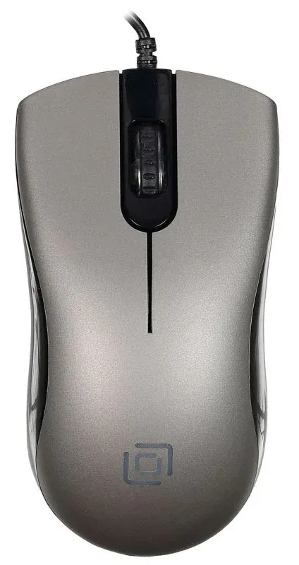 Мышь Оклик 375M серый/черный оптическая 1600dpi USB 3but 1012669 - фото 8