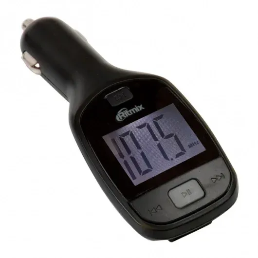Автомобильный FM-модулятор Ritmix FMT-A705 черный SD/MicroSD USB PDU 15118383 - фото 3
