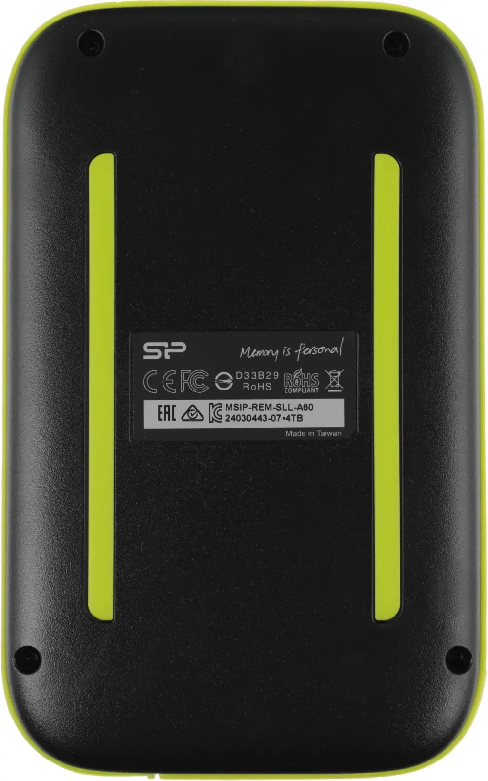 USB SILICON POWER A60 черный/зеленый - фото 2
