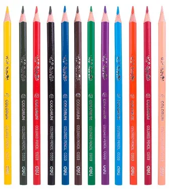 Карандаши цв. Deli EC00300 ColoRun трехгран. тополь 12цв. коробка/европод. - фото 8