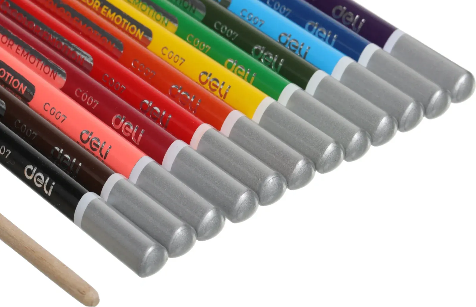 Карандаши цв. Deli EC00700 Color Emotion акварель. липа 12цв. коробка/европод. - фото 8