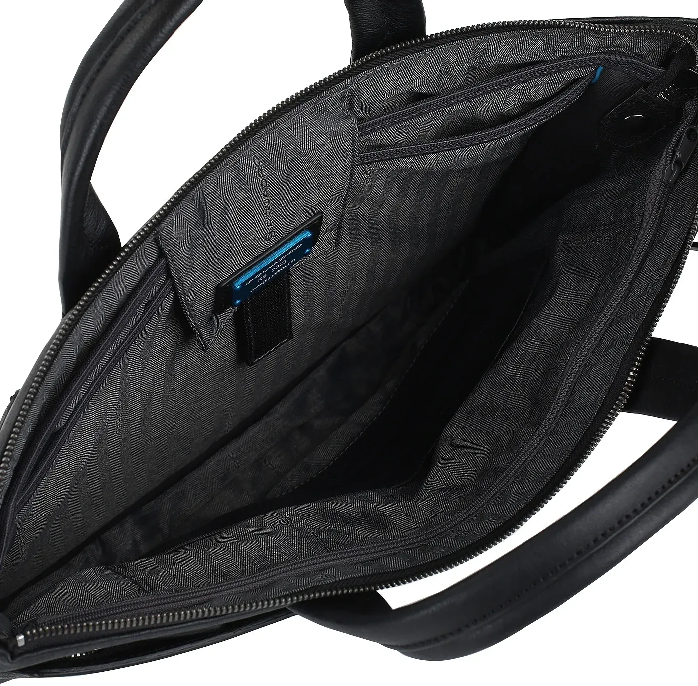 Деловая сумка Piquadro Black Square CA4021B3/N с отделением для ноутбука 15.6 черная натур.кожа - фото 4