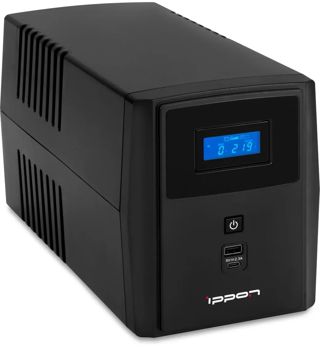 Источник бесперебойного питания Ippon Smart Power Pro II Euro 2200 1200Вт 2200ВА черный - фото 6
