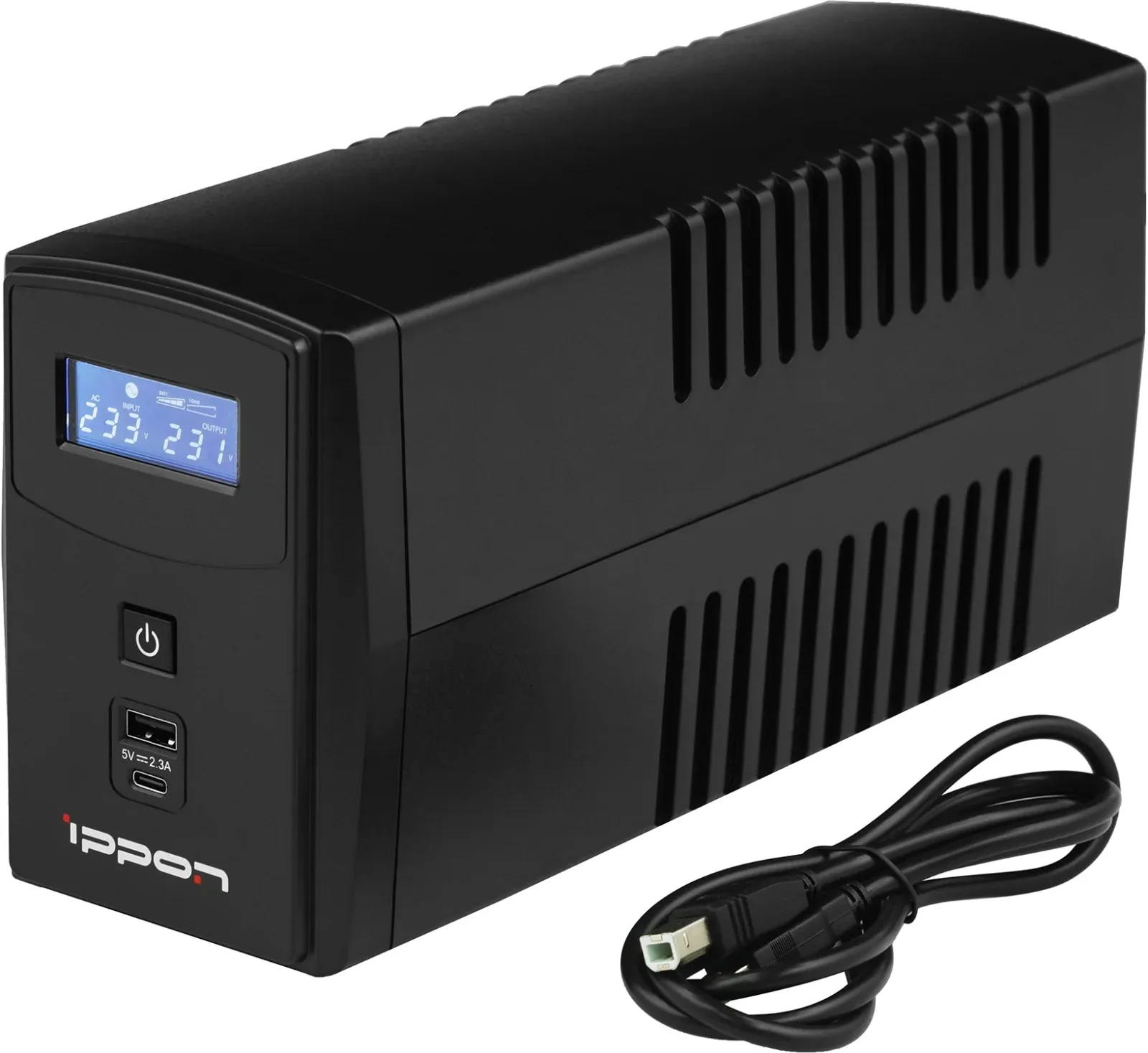Источник бесперебойного питания Ippon Back Power Pro II 600 360Вт 600ВА черный - фото 5