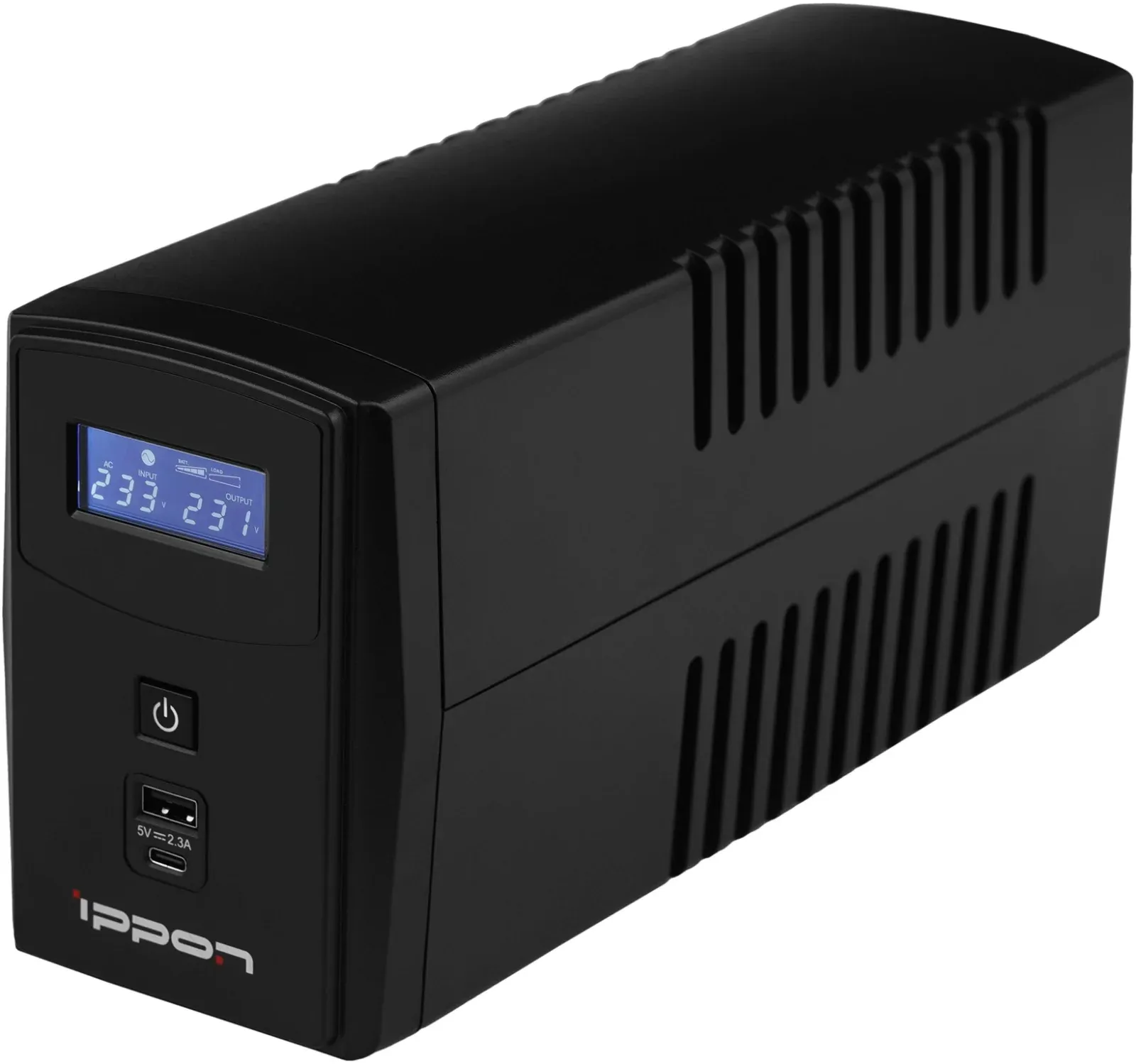 Источник бесперебойного питания Ippon Back Power Pro II 800 480Вт 800ВА черный - фото 2