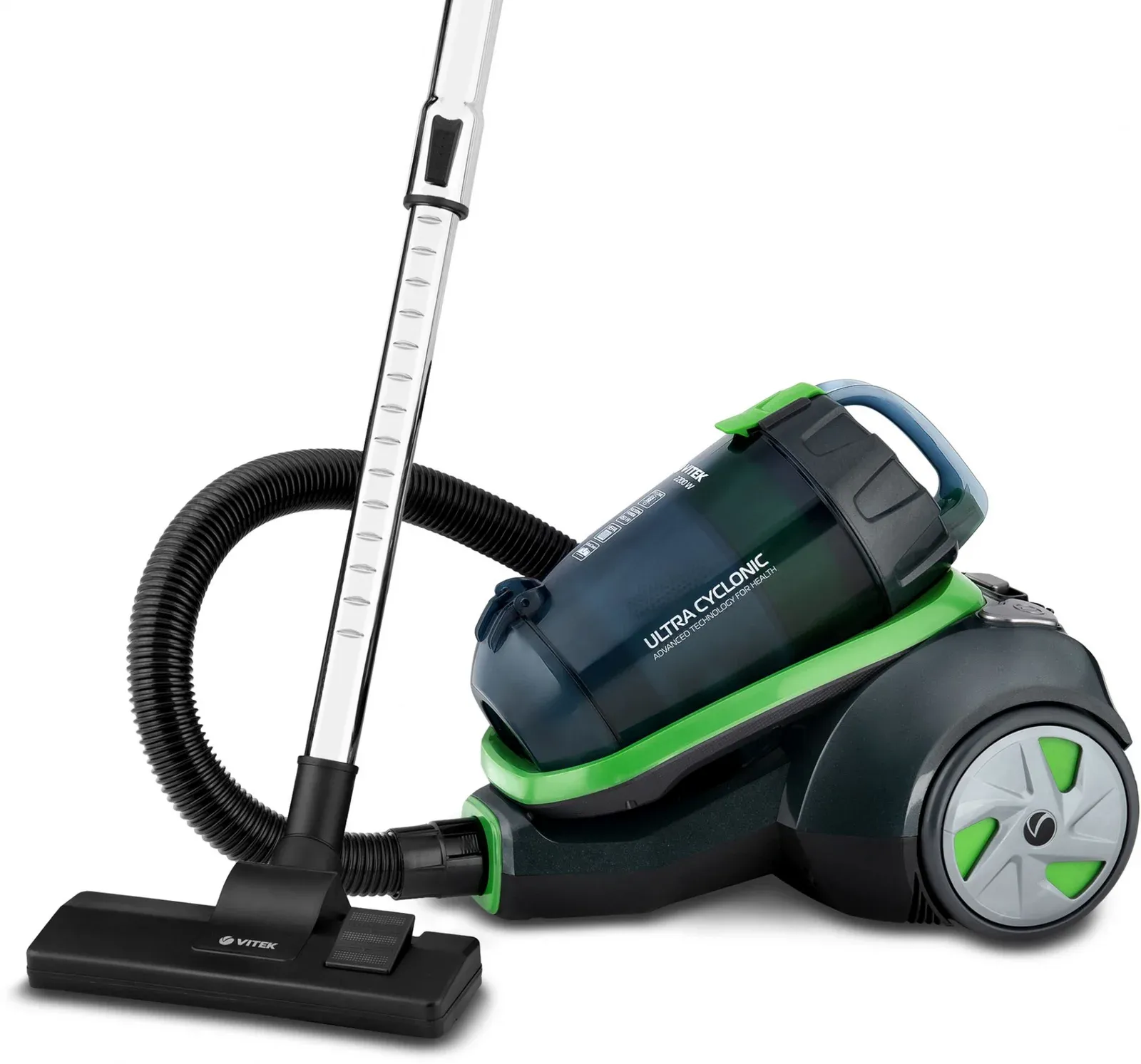 Пылесос Vitek VT-8130 BK 2200Вт зеленый/темно-синий - фото 2