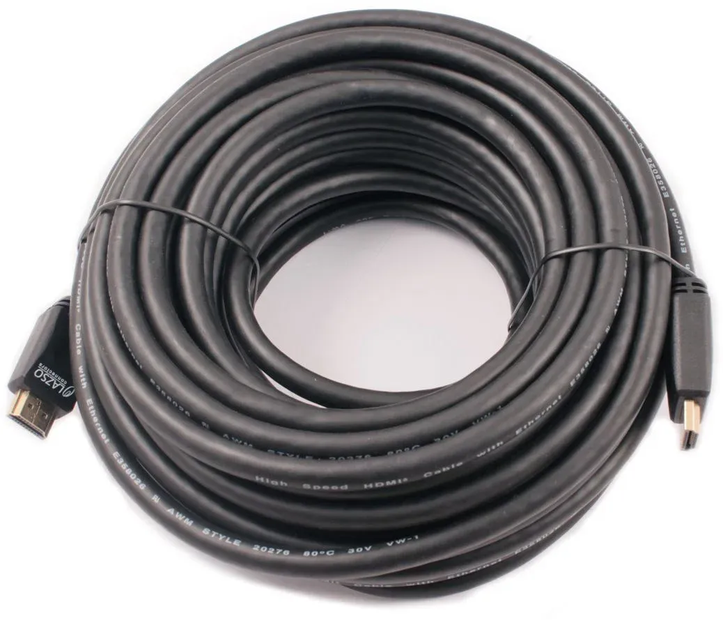 Кабель аудио-видео WH-111 HDMI m/HDMI m 15м. позолоч.конт. черный 9785 - фото 1