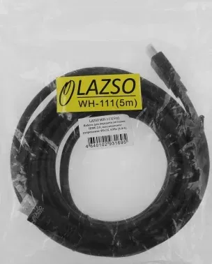 Кабель аудио-видео WH-111 HDMI m/HDMI m 5м. позолоч.конт. черный 9783 - фото 5