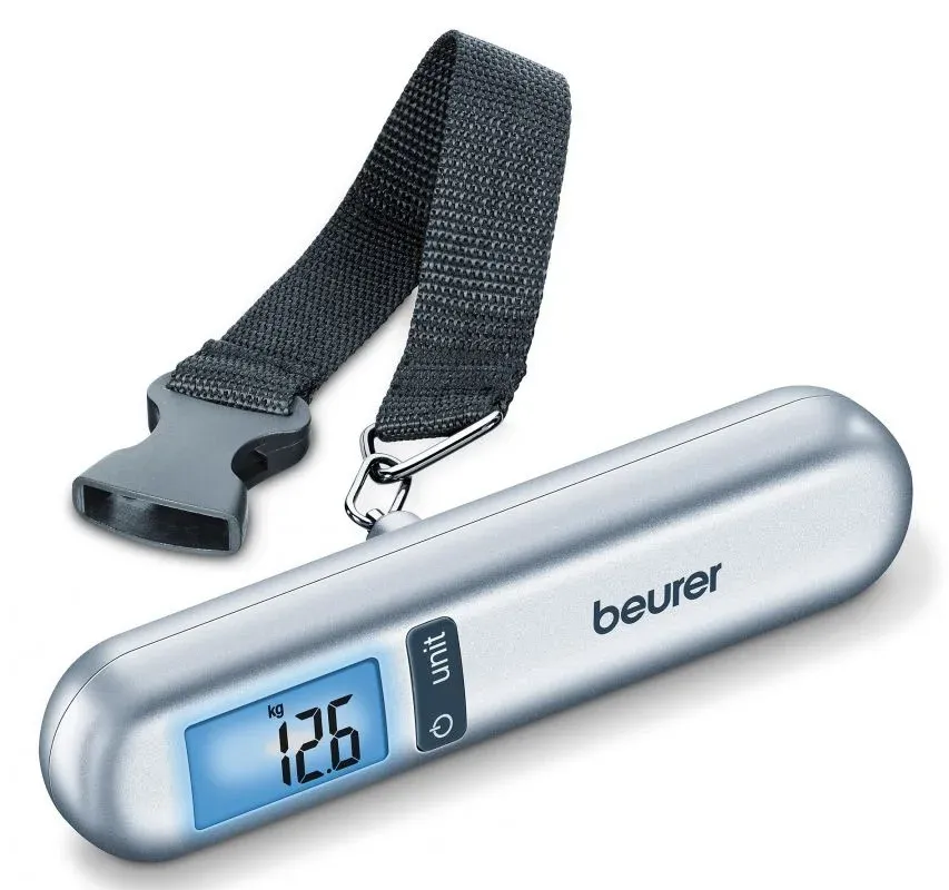 Весы багажные электронные Beurer LS06 макс.вес:40кг серебристый - фото 3
