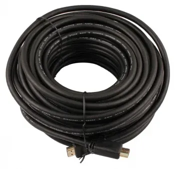 Кабель аудио-видео WH-111 HDMI m/HDMI m 20м. позолоч.конт. черный 9786 - фото 5