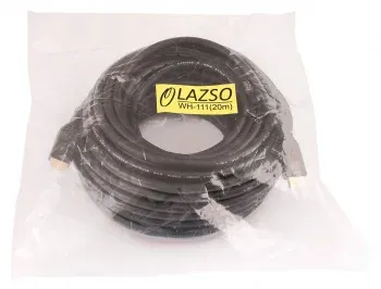 Кабель аудио-видео WH-111 HDMI m/HDMI m 20м. позолоч.конт. черный 9786 - фото 8