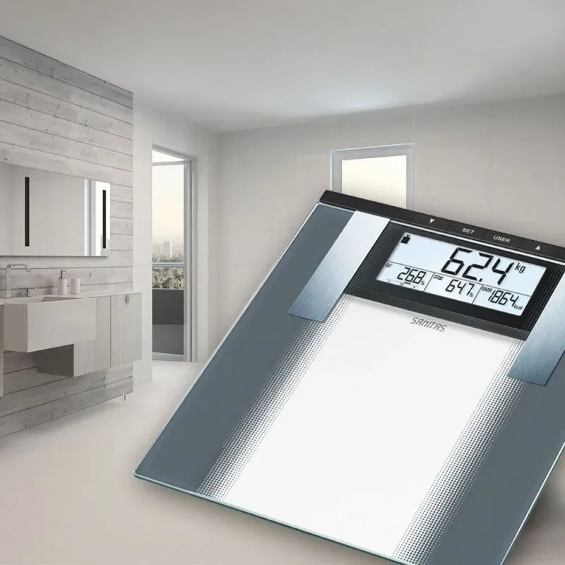 Весы напольные электронные Sanitas SBG21 макс.180кг прозрачный - фото 2