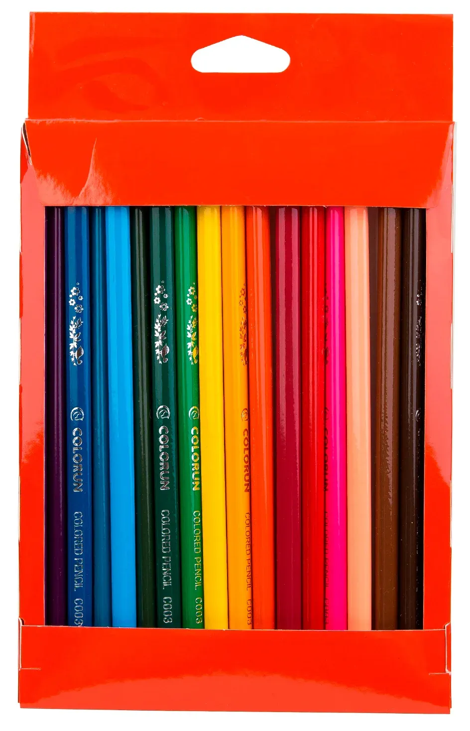 Карандаши цв. Deli EC00310 ColoRun тополь 18цв. коробка/европод. - фото 4