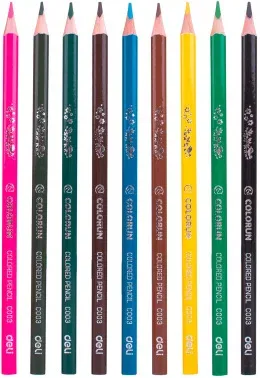 Карандаши цв. Deli EC00310 ColoRun тополь 18цв. коробка/европод. - фото 8