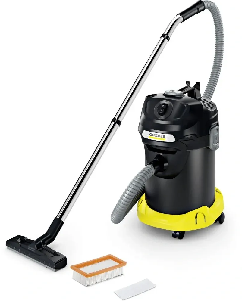 Строительный пылесос Karcher AD 4 Premium 600Вт уборка: сухая черный - фото 1